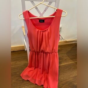 Above knee length pink dress